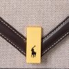 Natural/Tobacco Women’s Ralph Lauren Polo ID Canvas Envelope Chain Crossbody Bags Natural/Tobacco Women’s Ralph Lauren Polo ID Canvas Envelope Chain Crossbody Bags