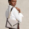 Natural/Tobacco Women’s Ralph Lauren Polo ID Canvas Envelope Chain Crossbody Bags Natural/Tobacco Women’s Ralph Lauren Polo ID Canvas Envelope Chain Crossbody Bags