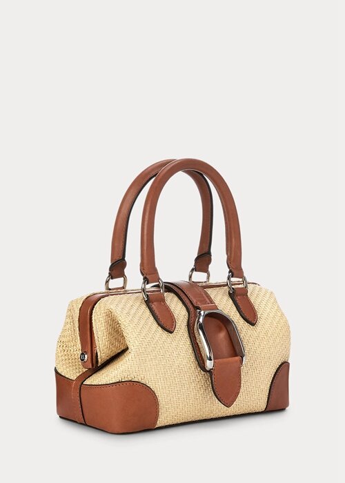 Natural Women’s Ralph Lauren Raffia Welington Mini Handbag Natural Women’s Ralph Lauren Raffia Welington Mini Handbag