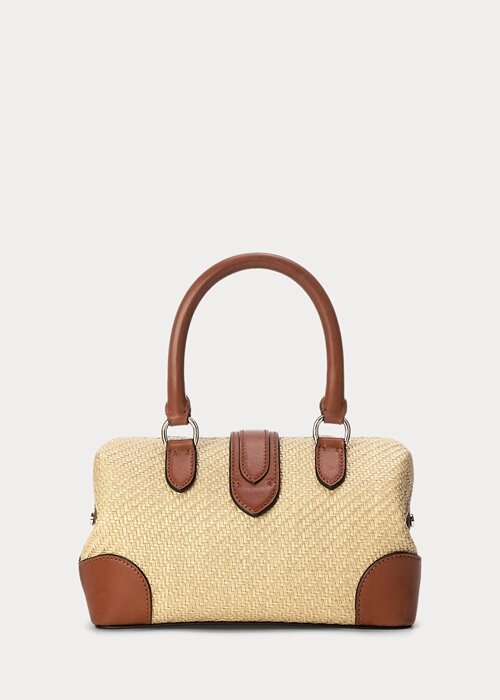 Natural Women’s Ralph Lauren Raffia Welington Mini Handbag Natural Women’s Ralph Lauren Raffia Welington Mini Handbag