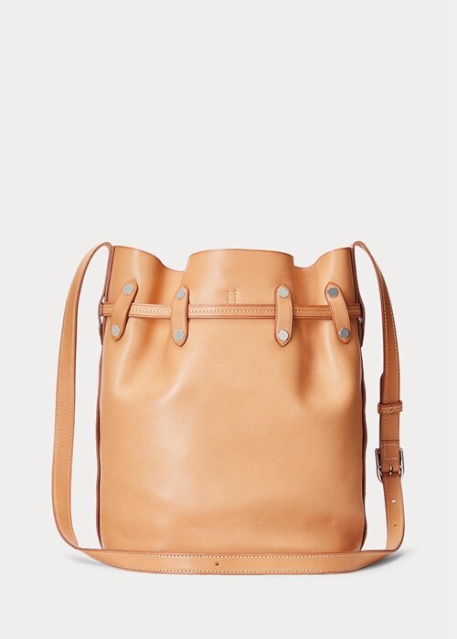 Natural Women’s Ralph Lauren Stud Vachetta Large Bellport Bucket Bags Natural Women’s Ralph Lauren Stud Vachetta Large Bellport Bucket Bags