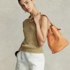 Natural Women’s Ralph Lauren Stud Vachetta Large Bellport Bucket Bags Natural Women’s Ralph Lauren Stud Vachetta Large Bellport Bucket Bags