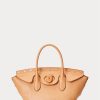 Natural Women’s Ralph Lauren Studded Vachetta Medium Bellport Satchel Bags Natural Women’s Ralph Lauren Studded Vachetta Medium Bellport Satchel Bags