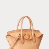 Natural Women’s Ralph Lauren Studded Vachetta Medium Bellport Satchel Bags Natural Women’s Ralph Lauren Studded Vachetta Medium Bellport Satchel Bags