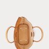 Natural Women’s Ralph Lauren Studded Vachetta Medium Bellport Satchel Bags Natural Women’s Ralph Lauren Studded Vachetta Medium Bellport Satchel Bags