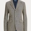 Navy / Cream Women’s Ralph Lauren Linen-Blend Herringbone Hacking Blazers Navy / Cream Women’s Ralph Lauren Linen-Blend Herringbone Hacking Blazers