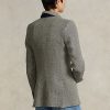 Navy / Cream Women’s Ralph Lauren Linen-Blend Herringbone Hacking Blazers Navy / Cream Women’s Ralph Lauren Linen-Blend Herringbone Hacking Blazers