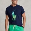 Navy Men’s Ralph Lauren Classic Fit Big Pony Jersey T Shirts Navy Men’s Ralph Lauren Classic Fit Big Pony Jersey T Shirts