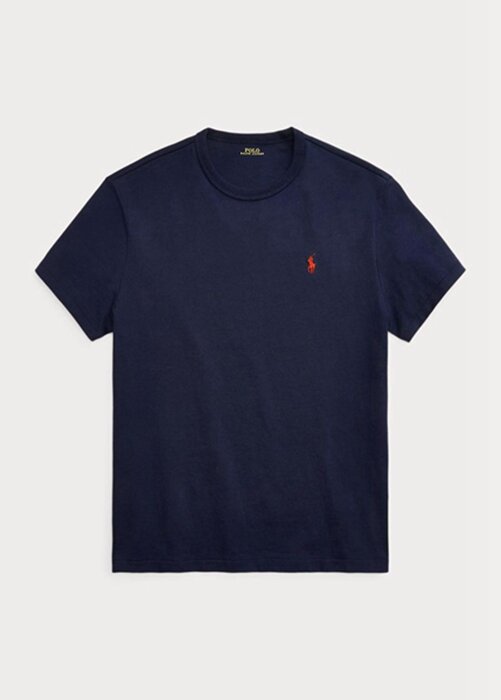 Navy Men’s Ralph Lauren Classic Fit Heavyweight Jersey T Shirts Navy Men’s Ralph Lauren Classic Fit Heavyweight Jersey T Shirts