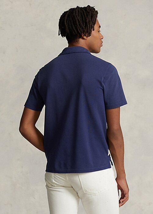 Navy Men’s Ralph Lauren Classic Fit Mesh Pocket Polo Shirts Navy Men’s Ralph Lauren Classic Fit Mesh Pocket Polo Shirts