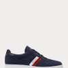 Navy Men’s Ralph Lauren Court Suede Low-Top Sneakers Navy Men’s Ralph Lauren Court Suede Low-Top Sneakers