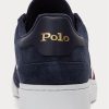 Navy Men’s Ralph Lauren Court Suede Low-Top Sneakers Navy Men’s Ralph Lauren Court Suede Low-Top Sneakers