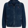 Navy Men’s Ralph Lauren Denim Hooded Jackets Navy Men’s Ralph Lauren Denim Hooded Jackets