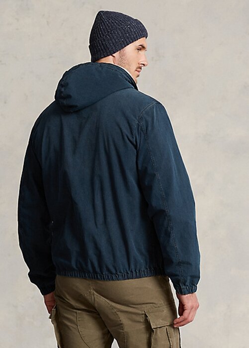Navy Men’s Ralph Lauren Denim Hooded Jackets Navy Men’s Ralph Lauren Denim Hooded Jackets