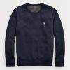 Navy Men’s Ralph Lauren Double-knit Pullover Sweatshirt Navy Men’s Ralph Lauren Double-knit Pullover Sweatshirt