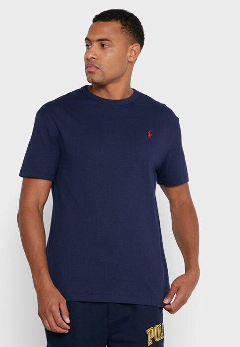 Navy Men’s Ralph Lauren Essential Crew Neck T Shirts Navy Men’s Ralph Lauren Essential Crew Neck T Shirts