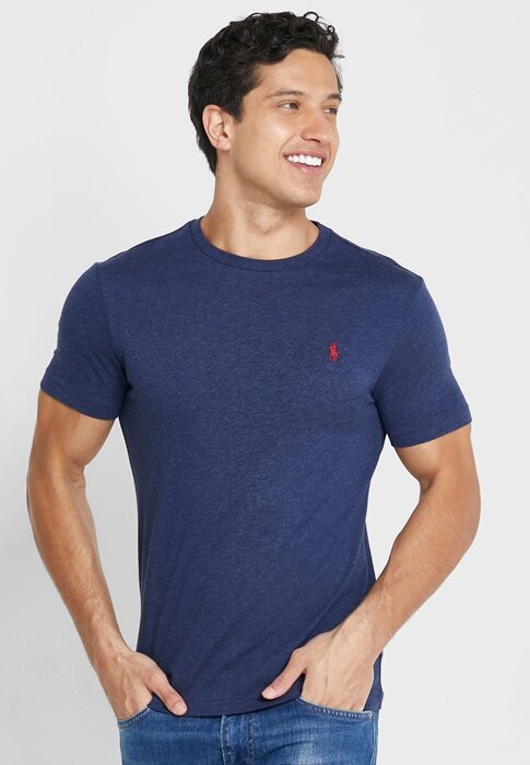 Navy Men’s Ralph Lauren Essential Crew Neck T Shirts Navy Men’s Ralph Lauren Essential Crew Neck T Shirts