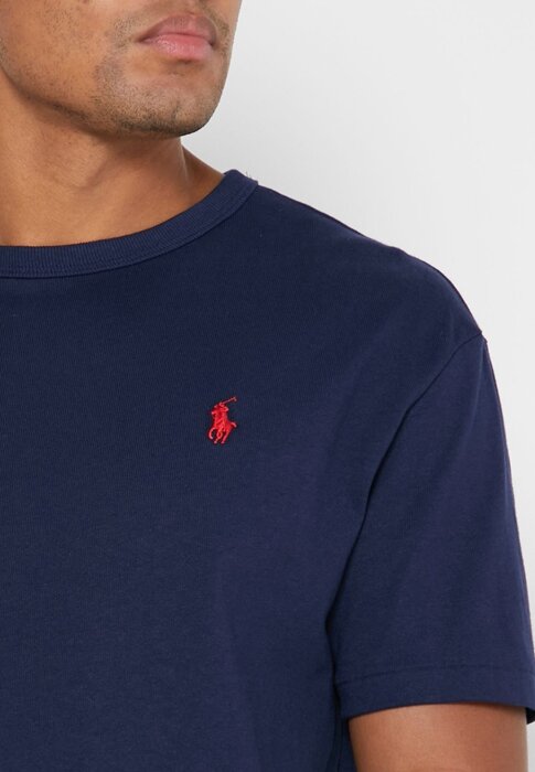 Navy Men’s Ralph Lauren Essential Crew Neck T Shirts Navy Men’s Ralph Lauren Essential Crew Neck T Shirts