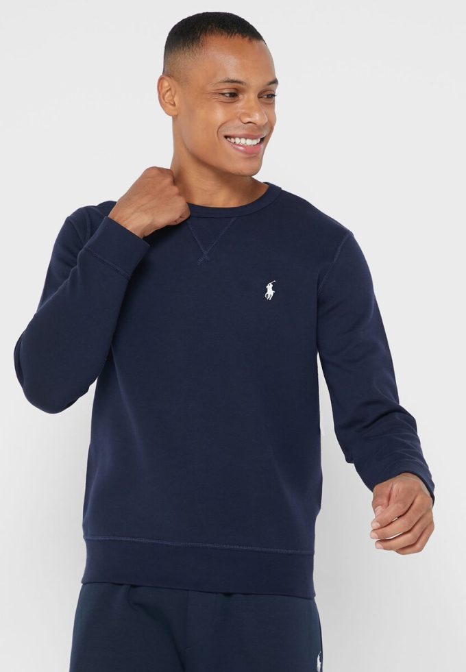 Navy Men’s Ralph Lauren Essential Sweatshirt Navy Men’s Ralph Lauren Essential Sweatshirt