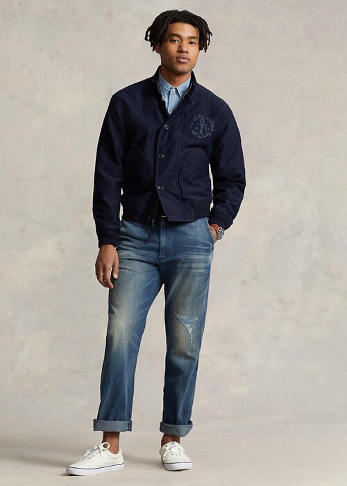 Navy Men’s Ralph Lauren Graphic Deck Jackets Navy Men’s Ralph Lauren Graphic Deck Jackets
