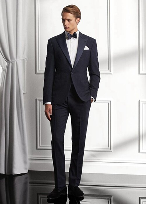 Navy Men’s Ralph Lauren Gregory Barathea Tuxedo Blazers Navy Men’s Ralph Lauren Gregory Barathea Tuxedo Blazers
