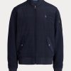 Navy Men’s Ralph Lauren Hybrid Bomber Jackets Navy Men’s Ralph Lauren Hybrid Bomber Jackets