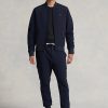 Navy Men’s Ralph Lauren Hybrid Bomber Jackets Navy Men’s Ralph Lauren Hybrid Bomber Jackets