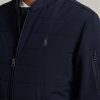 Navy Men’s Ralph Lauren Hybrid Bomber Jackets Navy Men’s Ralph Lauren Hybrid Bomber Jackets
