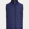 Navy Men’s Ralph Lauren Hybrid Mockneck Vest Navy Men’s Ralph Lauren Hybrid Mockneck Vest