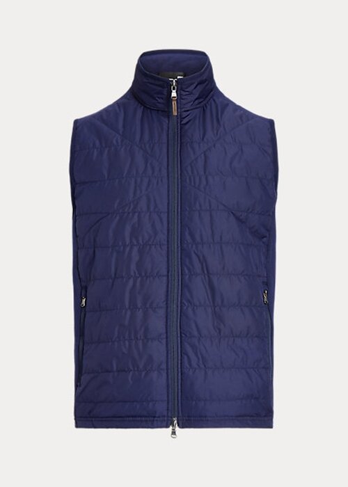 Navy Men’s Ralph Lauren Hybrid Mockneck Vest Navy Men’s Ralph Lauren Hybrid Mockneck Vest