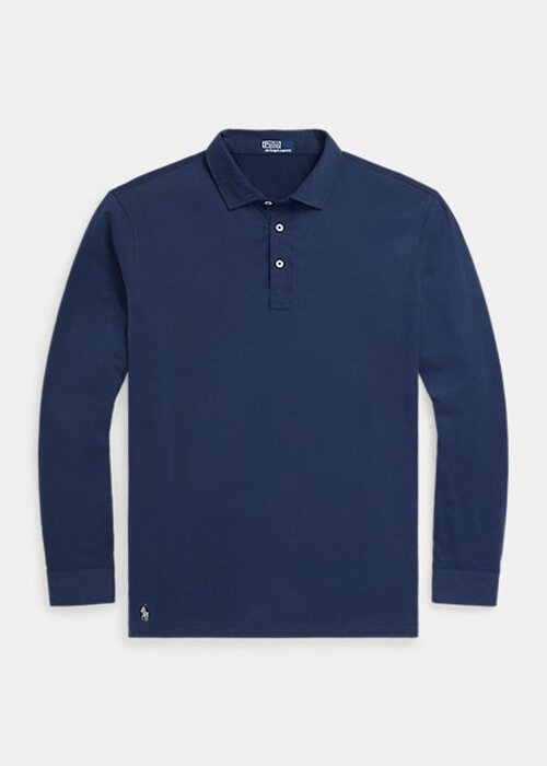 Navy Men’s Ralph Lauren Jersey Polo Shirts Navy Men’s Ralph Lauren Jersey Polo Shirts