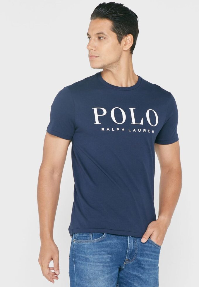 Navy Men’s Ralph Lauren Logo Crew Neck T Shirts Navy Men’s Ralph Lauren Logo Crew Neck T Shirts