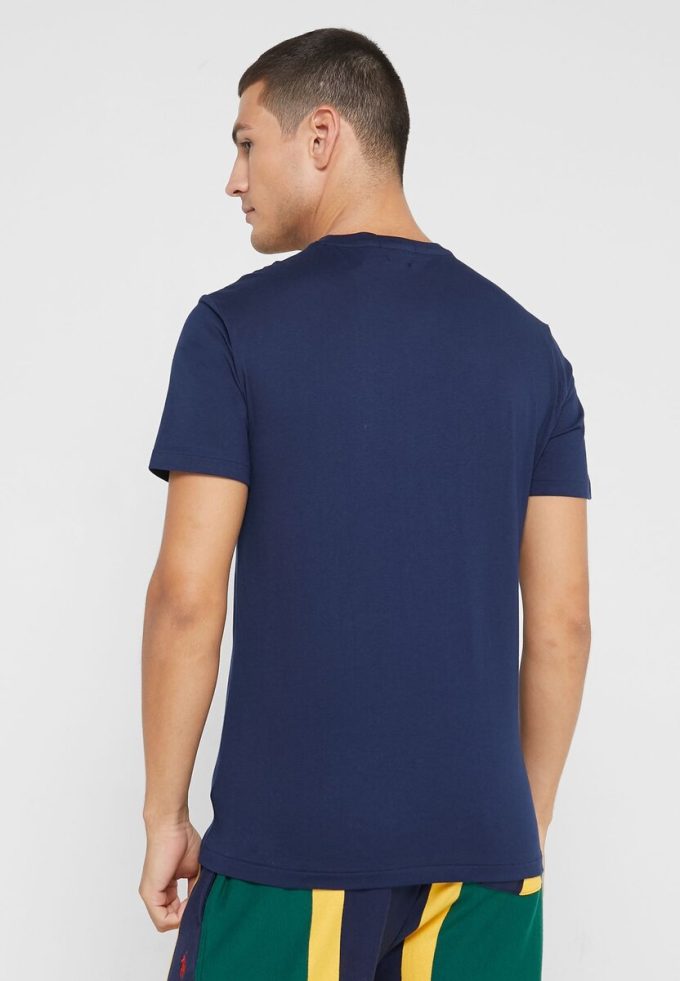Navy Men’s Ralph Lauren Logo Crew Neck T Shirts