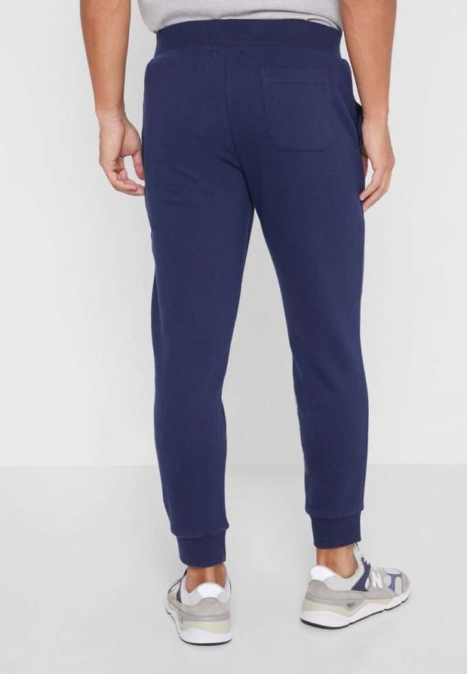 Navy Men’s Ralph Lauren Logo Cuffed Sweatpants Navy Men’s Ralph Lauren Logo Cuffed Sweatpants