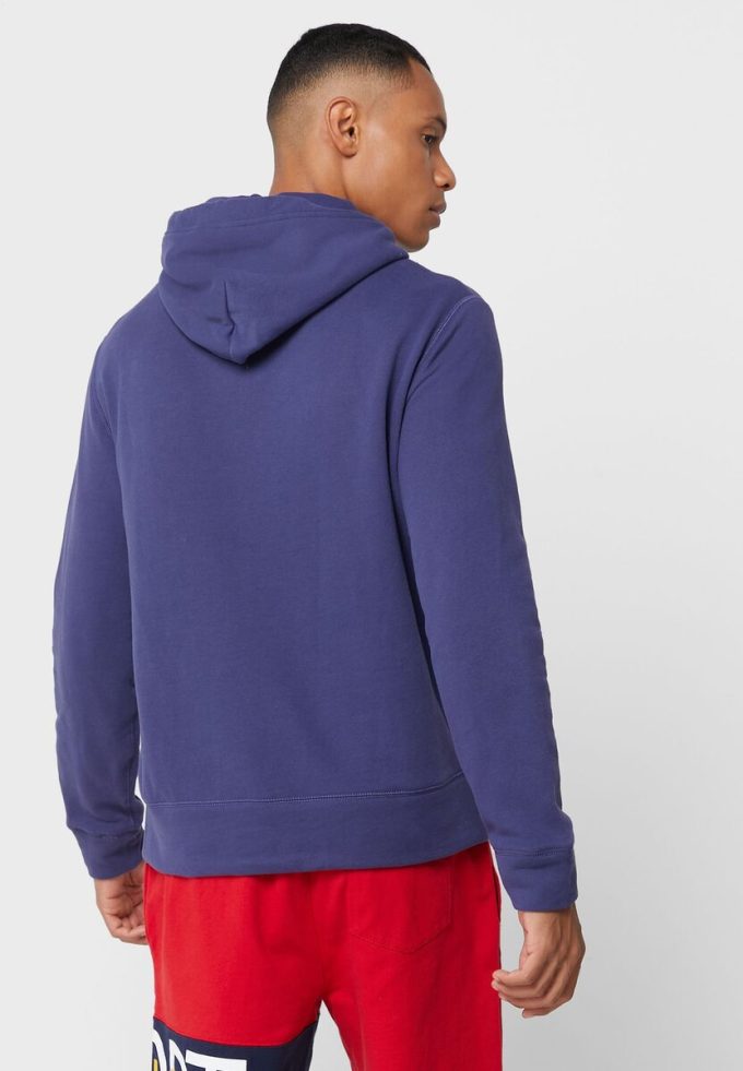Navy Men’s Ralph Lauren Logo Hoodie Navy Men’s Ralph Lauren Logo Hoodie