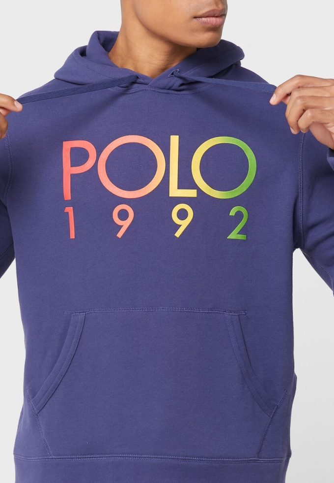 Navy Men’s Ralph Lauren Logo Hoodie Navy Men’s Ralph Lauren Logo Hoodie