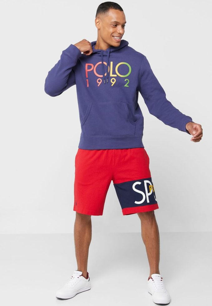 Navy Men’s Ralph Lauren Logo Hoodie Navy Men’s Ralph Lauren Logo Hoodie