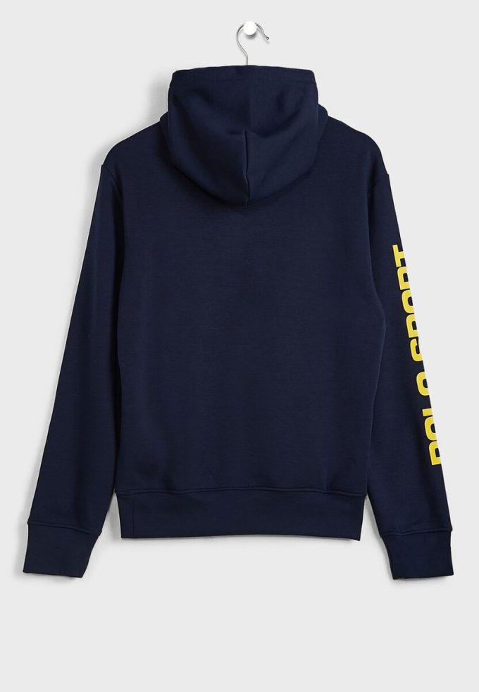 Navy Men’s Ralph Lauren Logo Sleeve Hoodie Navy Men’s Ralph Lauren Logo Sleeve Hoodie