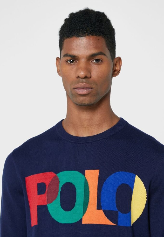 Navy Men’s Ralph Lauren Logo Sweatshirt Navy Men’s Ralph Lauren Logo Sweatshirt