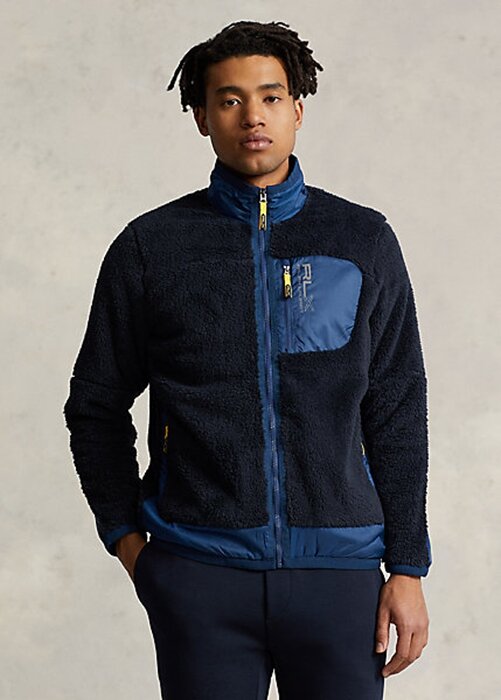 Navy Men’s Ralph Lauren Pile Fleece Jackets Navy Men’s Ralph Lauren Pile Fleece Jackets