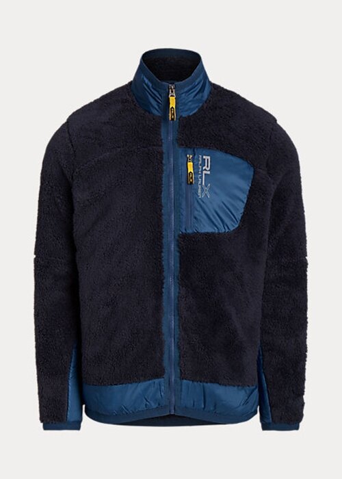 Navy Men’s Ralph Lauren Pile Fleece Jackets Navy Men’s Ralph Lauren Pile Fleece Jackets