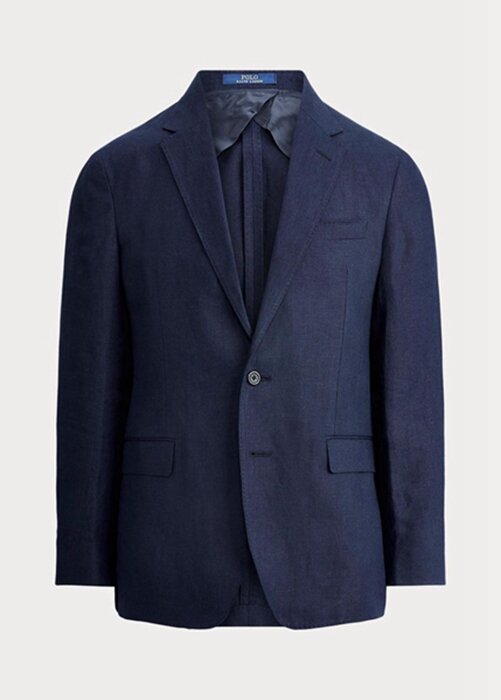 Navy Men’s Ralph Lauren Polo Soft Linen Suit Blazers Navy Men’s Ralph Lauren Polo Soft Linen Suit Blazers