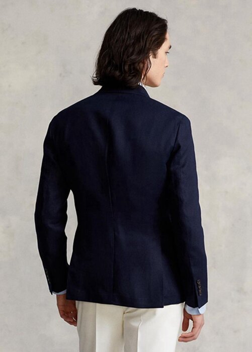 Navy Men’s Ralph Lauren Polo Soft Linen Suit Blazers Navy Men’s Ralph Lauren Polo Soft Linen Suit Blazers
