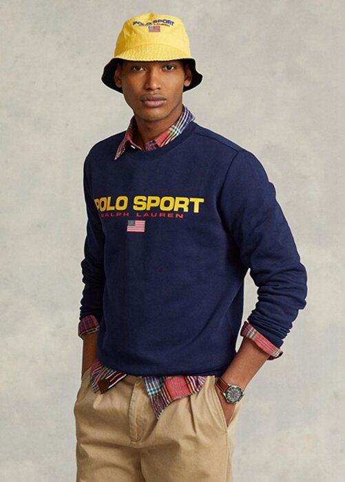 Navy Men’s Ralph Lauren Polo Sport Fleece Sweatshirt Navy Men’s Ralph Lauren Polo Sport Fleece Sweatshirt