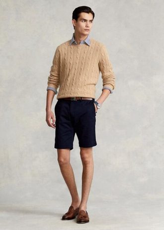 Navy Men’s Ralph Lauren Stretch Slim Fit Chino Shorts Navy Men’s Ralph Lauren Stretch Slim Fit Chino Shorts