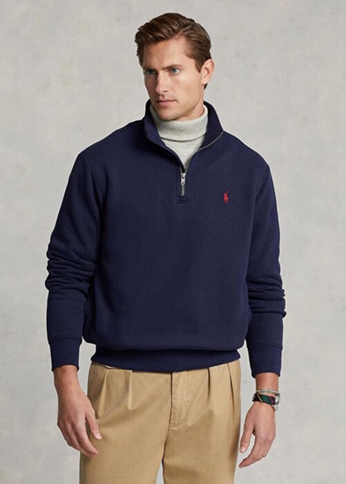 Navy Men’s Ralph Lauren The Rl Fleece Sweatshirt Navy Men’s Ralph Lauren The Rl Fleece Sweatshirt