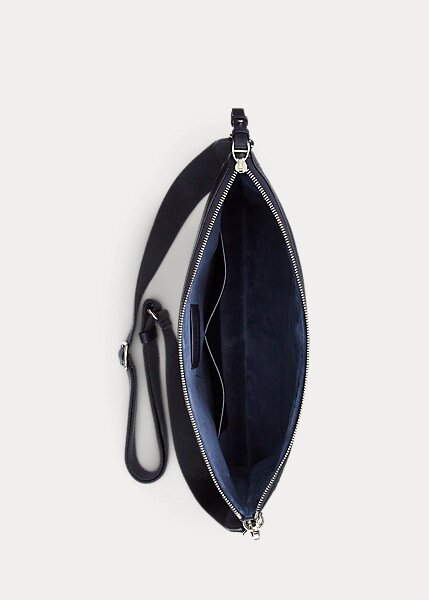 Navy Men’s Ralph Lauren Woven Calfskin Messenger Bags Navy Men’s Ralph Lauren Woven Calfskin Messenger Bags