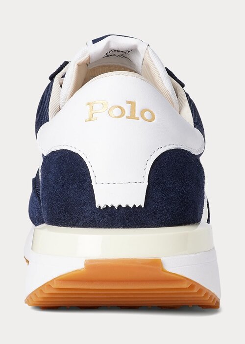 Navy / White Men’s Ralph Lauren Train 89 Suede & Oxford Sneakers Navy / White Men’s Ralph Lauren Train 89 Suede & Oxford Sneakers