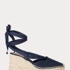 Navy Women’s Ralph Lauren Canvas Wedge Espadrille Navy Women’s Ralph Lauren Canvas Wedge Espadrille