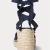 Navy Women’s Ralph Lauren Canvas Wedge Espadrille Navy Women’s Ralph Lauren Canvas Wedge Espadrille